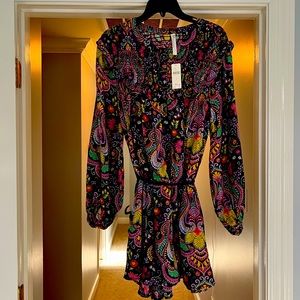 NWT by Anthropologie Size Medium Mini Paisley Dress